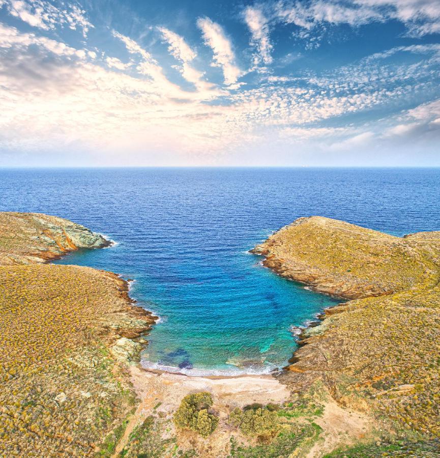 Amelia Beachfront Villa Korissia  Eksteriør bilde