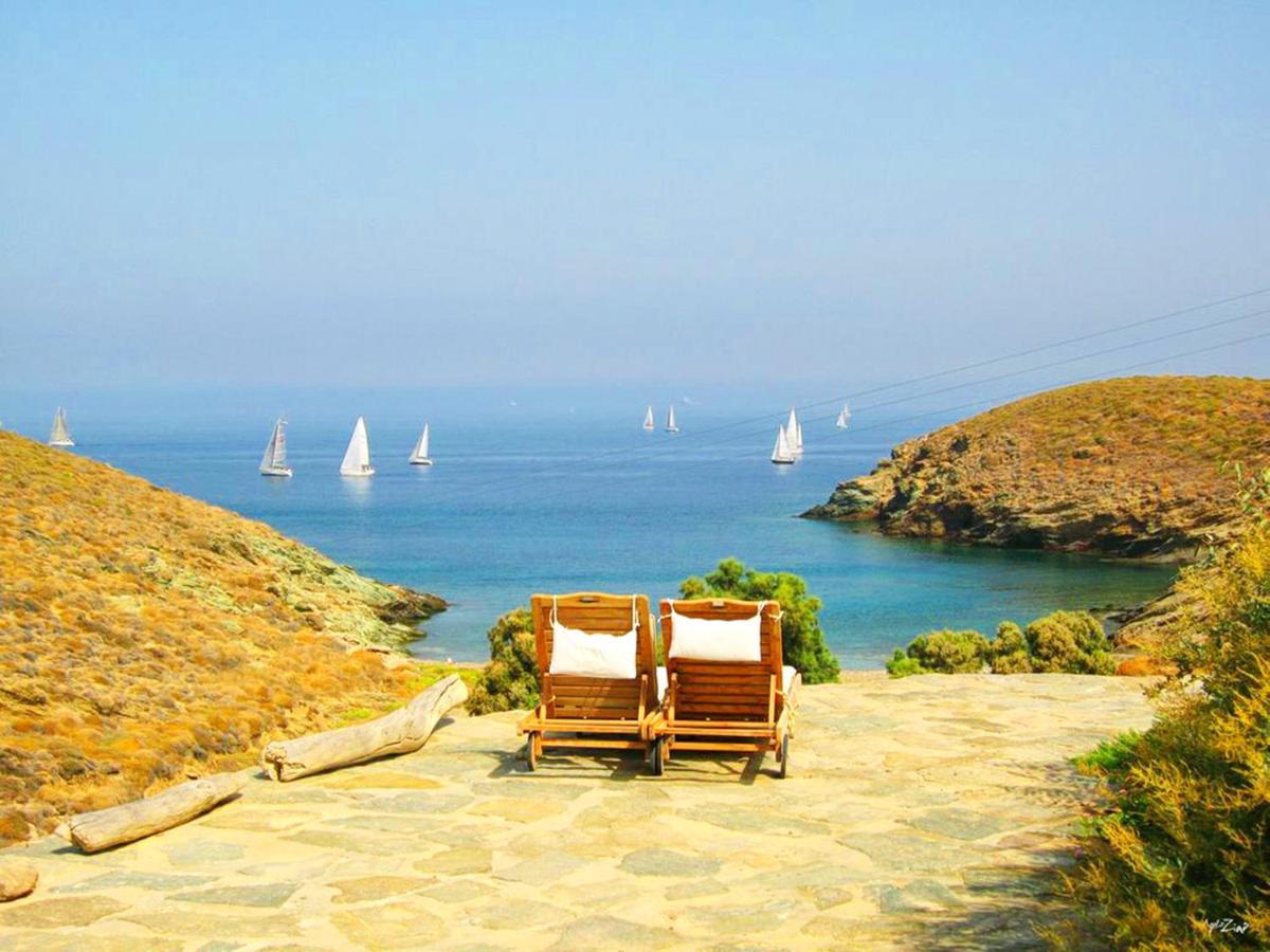 Amelia Beachfront Villa Korissia  Eksteriør bilde