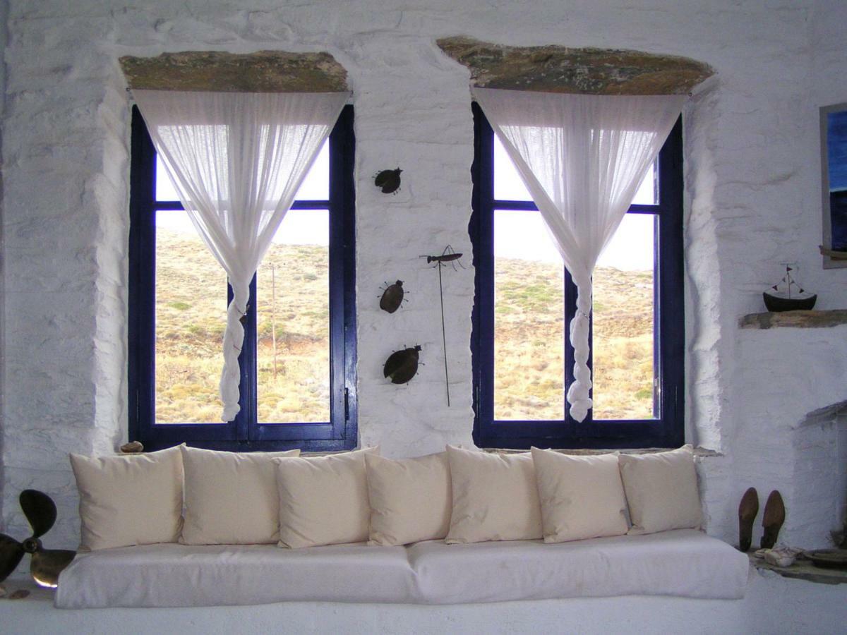 Amelia Beachfront Villa Korissia  Eksteriør bilde