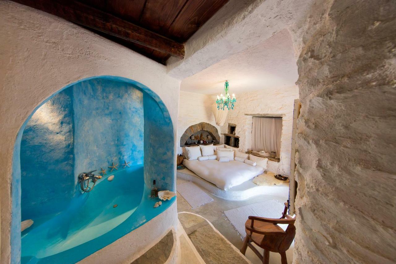 Amelia Beachfront Villa Korissia  Eksteriør bilde
